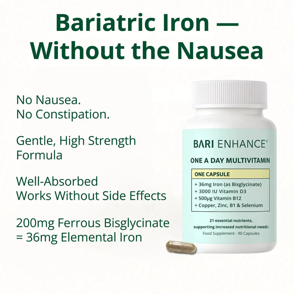 Iron After Bariatric Surgery – What You Actually Need (UK Guide) - Bari Enhance