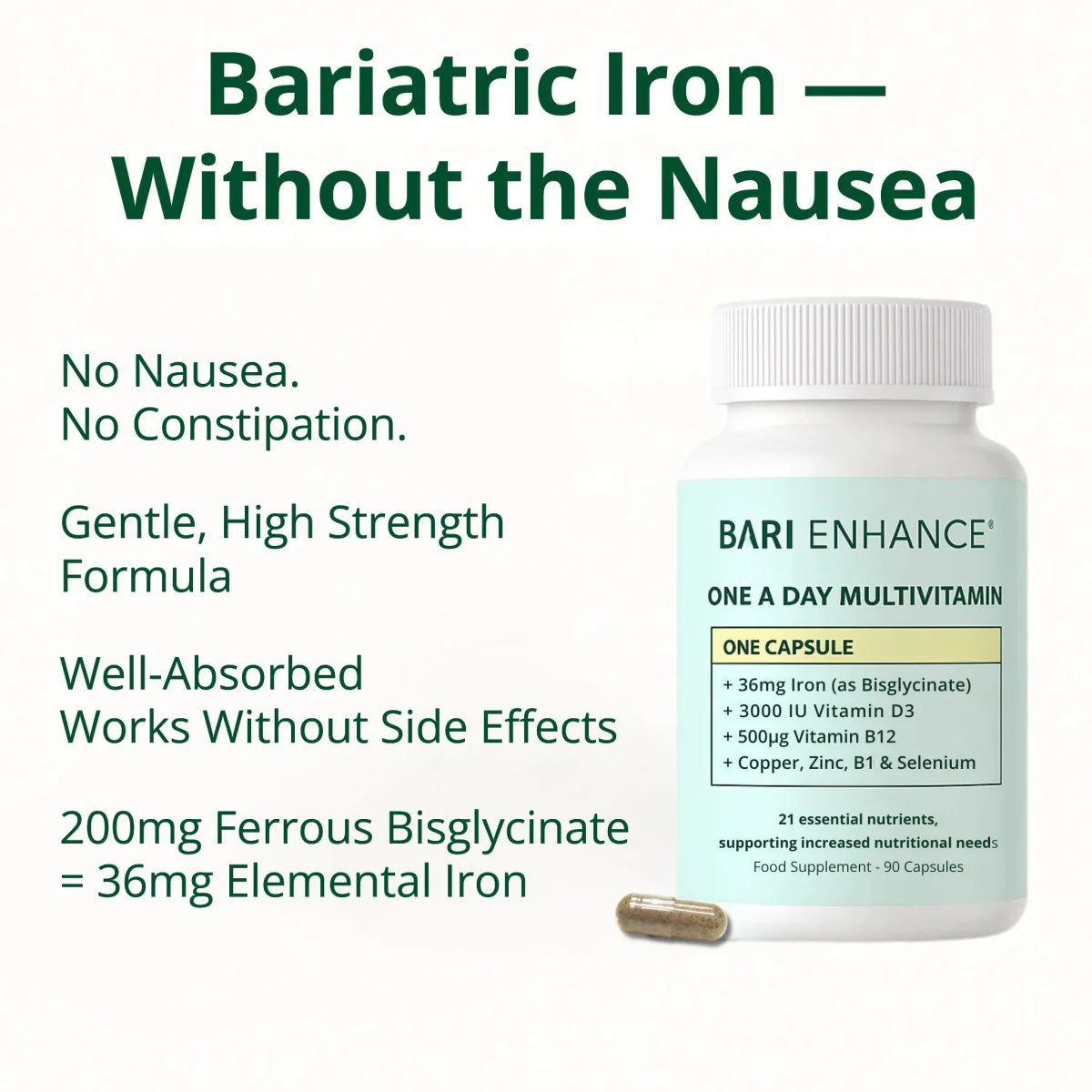 Iron After Bariatric Surgery – What You Actually Need (UK Guide) - Bari Enhance