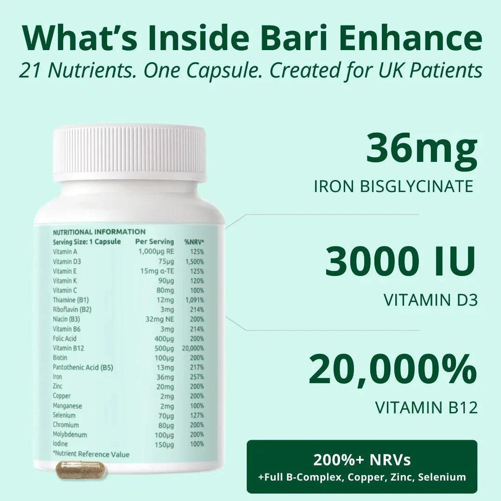 What to Look for in a Bariatric Multivitamin (UK Guide) - Bari Enhance